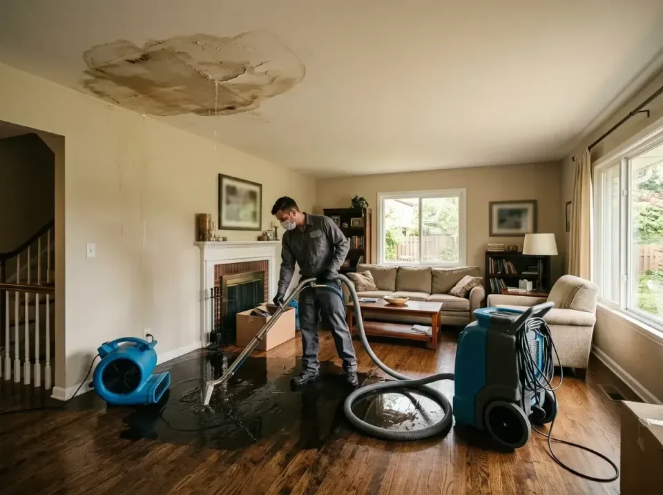 attic-pipe-burst-ceiling-drip-008 — frequently asked questions, Water Damage Restoration & Carpet Care in Waldorf, MD